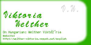 viktoria welther business card